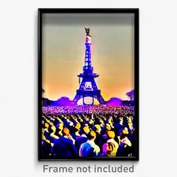 Pixel Art Poster - Major March (8 Bit Psychedelic Trippy Weird Video Game Print)
