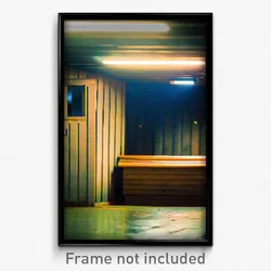 Pixel Art Poster - Musty Dugout (8 Bit Psychedelic Trippy Video Game Print)