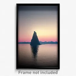 Pixel Art Poster - Wide Delta (8 Bit Psychedelic Trippy Weird Video Game Print)