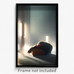 Pixel Art Poster - Hidden Rest (8 Bit Psychedelic Trippy Weird Video Game Print)