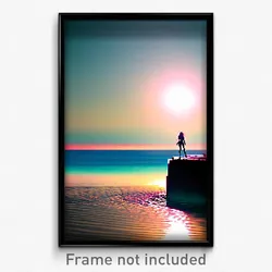 Pixel Art Poster - Wavy Dream (8 Bit Psychedelic Trippy Weird Video Game Print)