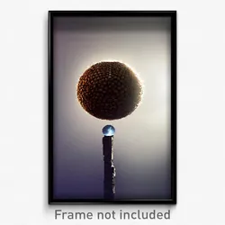 Pixel Art Poster - Spherical Crack (8 Bit Psychedelic Trippy Video Game Print)
