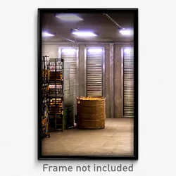 Pixel Art Poster - Dry Storage Room (8 Bit Psychedelic Trippy Video Game Print)