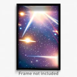Pixel Art Poster - Noted Hyperspace (8 Bit Psychedelic Trippy Video Game Print)