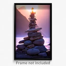 Pixel Art Poster - Authentic Cairn (8 Bit Psychedelic Trippy Video Game Print)