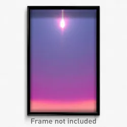 Pixel Art Poster - Pristine Notch (8 Bit Psychedelic Trippy Video Game Print)