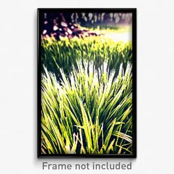Pixel Art Poster - Ancient Grass (8 Bit Psychedelic Trippy Video Game Print)