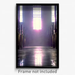 Pixel Art Poster - Brilliant Asylum (8 Bit Psychedelic Trippy Video Game Print)