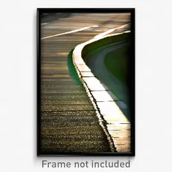 Pixel Art Poster - Concrete Lane (8 Bit Psychedelic Trippy Video Game Print)