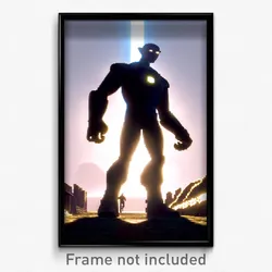 Pixel Art Poster - Modest Giant (8 Bit Psychedelic Trippy Video Game Print)