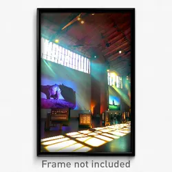 Pixel Art Poster - Admired Museum (8 Bit Psychedelic Trippy Video Game Print)