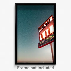 Pixel Art Poster - Impeccable Austin (8 Bit Psychedelic Trippy Video Game Print)