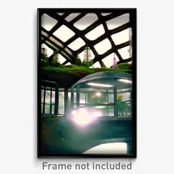Pixel Art Poster - Unusual Terrarium (8 Bit Psychedelic Trippy Video Game Print)