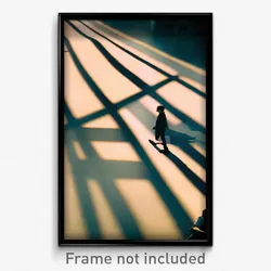 Pixel Art Poster - Tidy Shadow (8 Bit Psychedelic Trippy Weird Video Game Print)