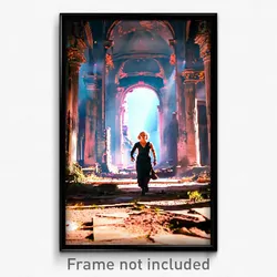 Pixel Art Poster - Lavish Ruin (8 Bit Psychedelic Trippy Weird Video Game Print)