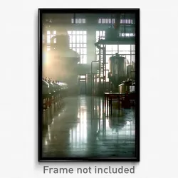 Pixel Art Poster - Empty Brewery (8 Bit Psychedelic Trippy Video Game Print)