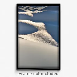 Pixel Art Poster - Unrealistic Snowfields (8 Bit Psychedelic Video Game Print)