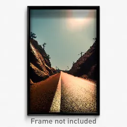 Pixel Art Poster - Brown Route (8 Bit Psychedelic Trippy Weird Video Game Print)