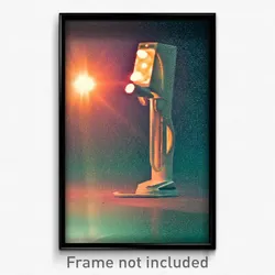 Pixel Art Poster - Bold Hibernaculum (8 Bit Psychedelic Trippy Video Game Print)