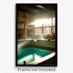 Pixel Art Poster - Familiar Baths (8 Bit Psychedelic Trippy Video Game Print)
