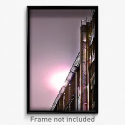 Pixel Art Poster - Outlandish Barbican (8 Bit Psychedelic Video Game Print)