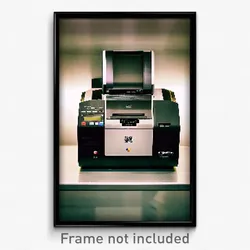 Pixel Art Poster - Majestic Printer (8 Bit Psychedelic Trippy Video Game Print)