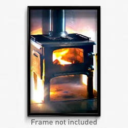 Pixel Art Poster - Measly Stove (8 Bit Psychedelic Trippy Video Game Print)