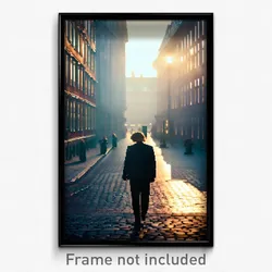 Pixel Art Poster - Big Copenhagen (8 Bit Psychedelic Trippy Video Game Print)