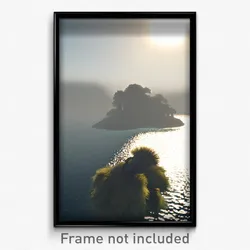 Pixel Art Poster - Fluffy Inlet (8 Bit Psychedelic Trippy Video Game Print)