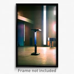 Pixel Art Poster - Vacant Stand (8 Bit Psychedelic Trippy Video Game Print)