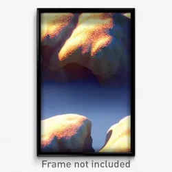 Pixel Art Poster - Smooth Megalith (8 Bit Psychedelic Trippy Video Game Print)
