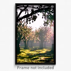Pixel Art Poster - Grimy Orchard (8 Bit Psychedelic Trippy Video Game Print)