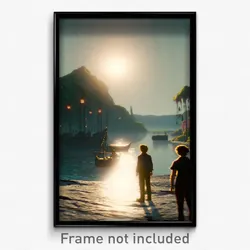Pixel Art Poster - Modest Isthmus (8 Bit Psychedelic Trippy Video Game Print)