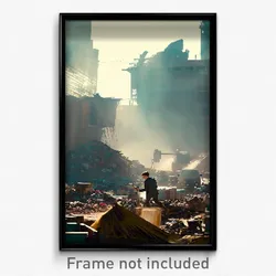 Pixel Art Poster - Rare Dump (8 Bit Psychedelic Trippy Weird Video Game Print)