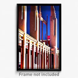 Pixel Art Poster - Superficial Mexican Architecture (8 Bit Video Game Print)