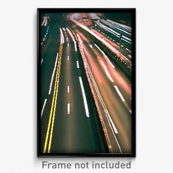 Pixel Art Poster - Agile Highway (8 Bit Psychedelic Trippy Video Game Print)