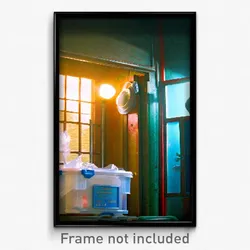 Pixel Art Poster - Plastic Hideaway (8 Bit Psychedelic Trippy Video Game Print)