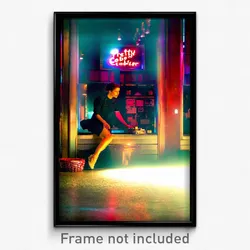 Pixel Art Poster - Pretty Cobbler (8 Bit Psychedelic Trippy Video Game Print)