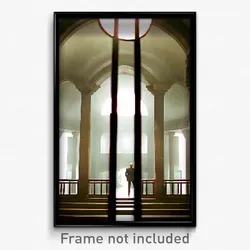 Pixel Art Poster - Cavernous Parsonage (8 Bit Psychedelic Video Game Print)