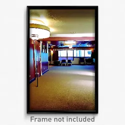 Pixel Art Poster - Empty Motel (8 Bit Psychedelic Trippy Weird Video Game Print)