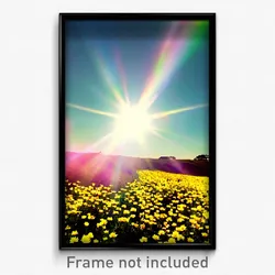 Pixel Art Poster - Sunny Heath (8 Bit Psychedelic Trippy Weird Video Game Print)
