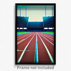 Pixel Art Poster - Notable Track (8 Bit Psychedelic Trippy Video Game Print)