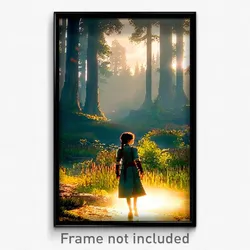 Pixel Art Poster - Negligible Fen (8 Bit Psychedelic Trippy Video Game Print)
