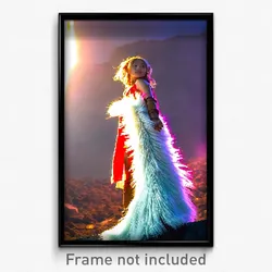 Pixel Art Poster - Fluffy Slit (8 Bit Psychedelic Trippy Weird Video Game Print)