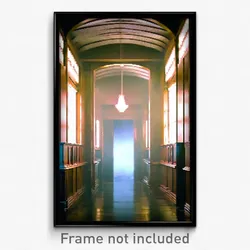 Pixel Art Poster - Noted Hall (8 Bit Psychedelic Trippy Weird Video Game Print)