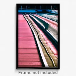 Pixel Art Poster - Ordinary Track (8 Bit Psychedelic Trippy Video Game Print)