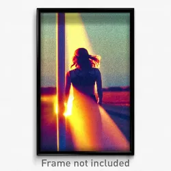 Pixel Art Poster - Candid Country (8 Bit Psychedelic Trippy Video Game Print)