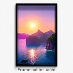 Pixel Art Poster - Pristine Province (8 Bit Psychedelic Trippy Video Game Print)