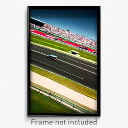 Pixel Art Poster - Notable Racetrack (8 Bit Psychedelic Trippy Video Game Print)
