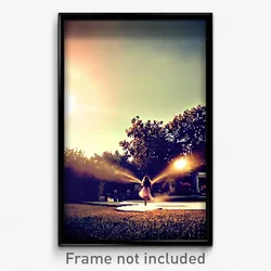 Pixel Art Poster - Voluminous Yard (8 Bit Psychedelic Trippy Video Game Print)